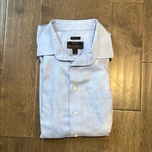 Blue Dress Shirt Elegant Style